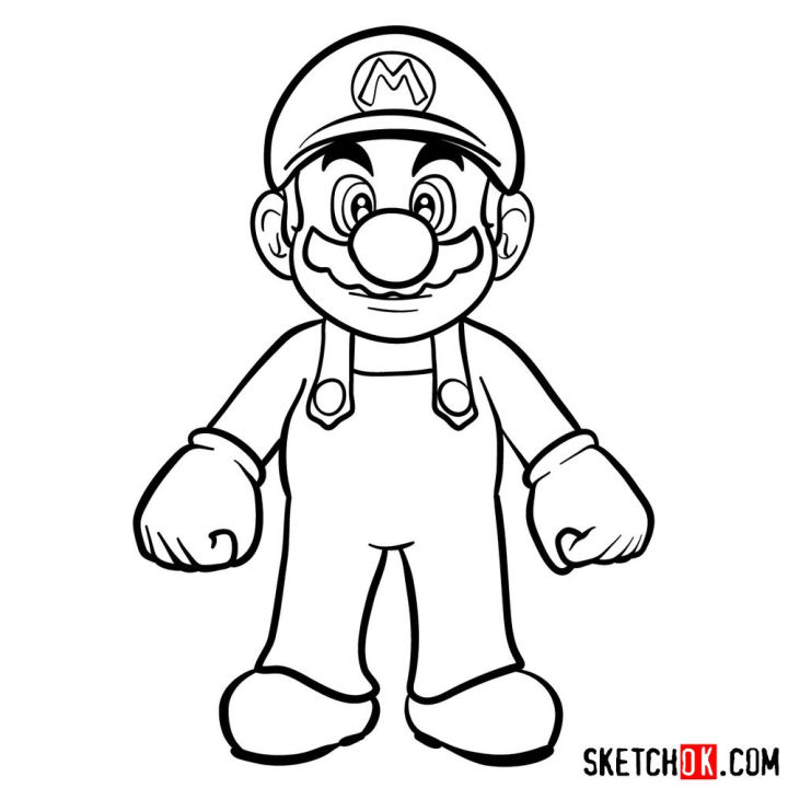 25 Easy Mario Drawing Ideas - How to Draw Mario