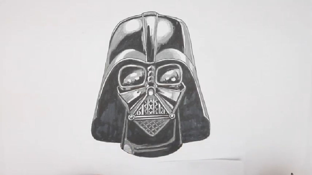 25 Easy Darth Vader Drawing Ideas - How to Draw