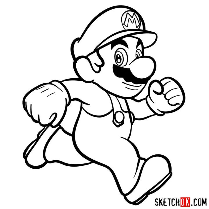 25 Easy Mario Drawing Ideas - How to Draw Mario