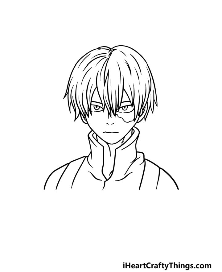 25 Easy Todoroki Drawing Ideas - How to Draw Todoroki