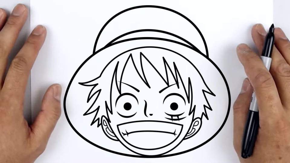 Easy Luffy Drawing Ideas How To Draw Luffy