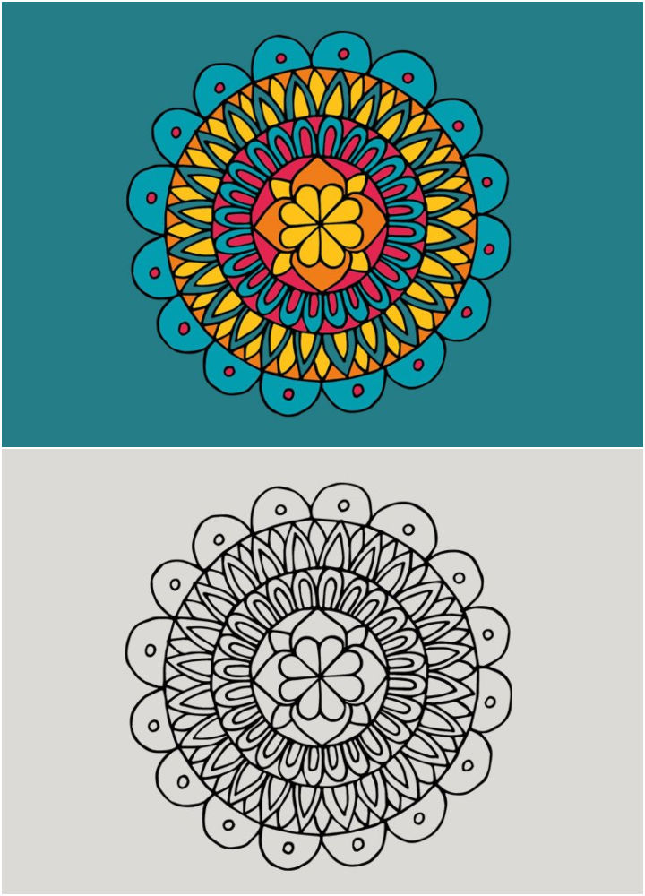 25 Easy Mandala Drawing Ideas - Draw a Mandala