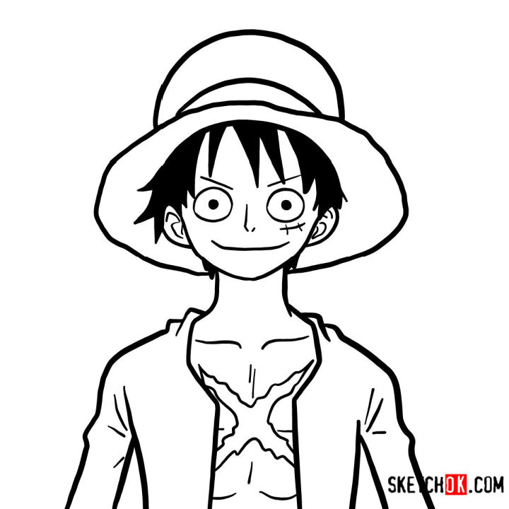 20 Easy Luffy Drawing Ideas - How To Draw Luffy