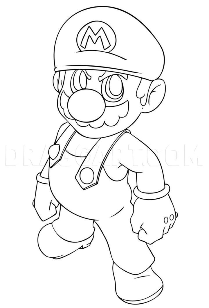 25 Easy Mario Drawing Ideas How To Draw Mario 7588