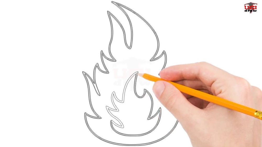 25 Easy Flames Drawing Ideas How to Draw Flames