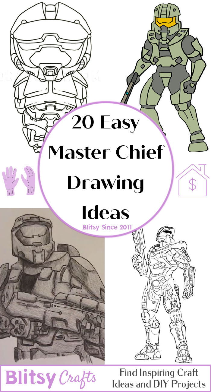 20 Master Chief Drawing Ideas Draw Master Chief Halo   20 Easy Master Chief Drawing Ideas 