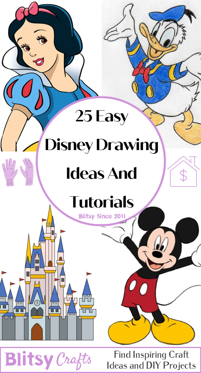 25 Easy Disney Drawing Ideas How To Draw Disney 7860