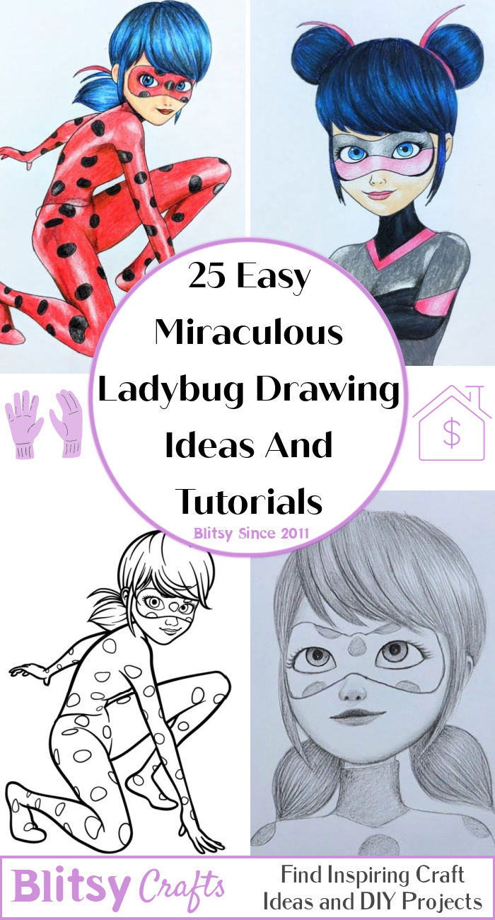 25 Easy Miraculous Ladybug Drawing Ideas - How to Draw