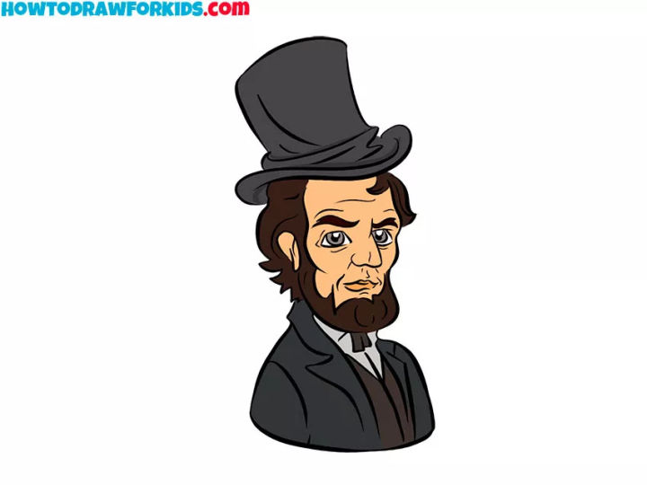 25 Easy Abraham Lincoln Drawing Ideas - How to Draw