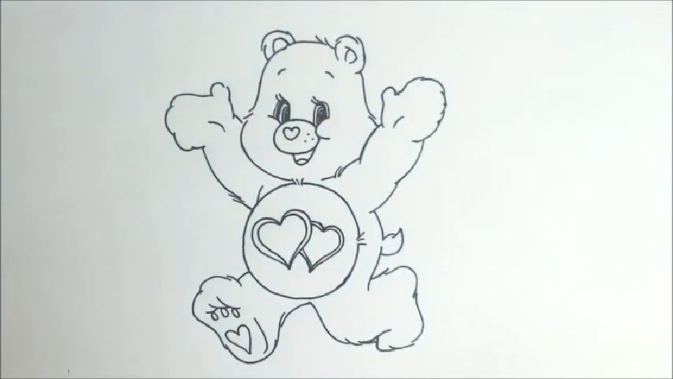 20 Easy Care Bear Drawing Ideas Step By Step Blitsy