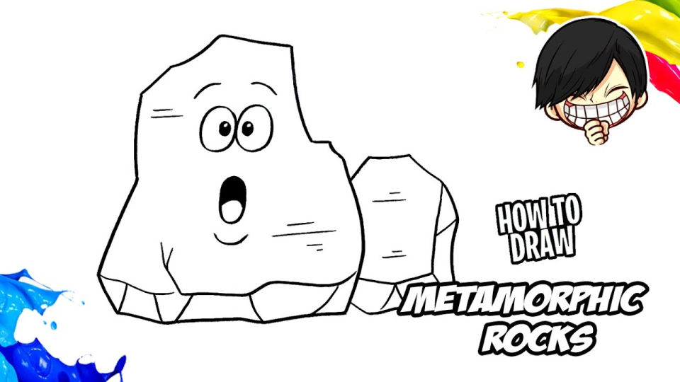 25 Easy Rocks Drawing Ideas How to Draw Rocks