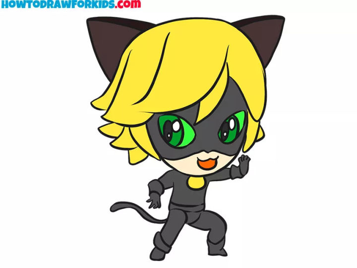 25 Easy Cat Noir Drawing Ideas - How to Draw Cat Noir