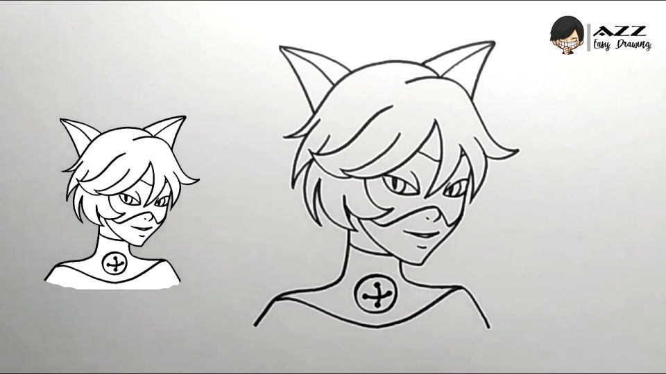 25 Easy Cat Noir Drawing Ideas How To Draw Cat Noir