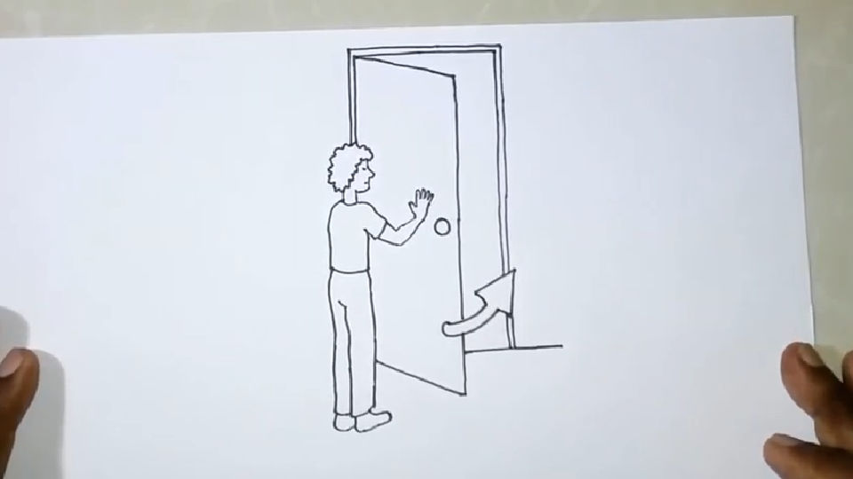 25 Easy Door Drawing Ideas - How to Draw a Door