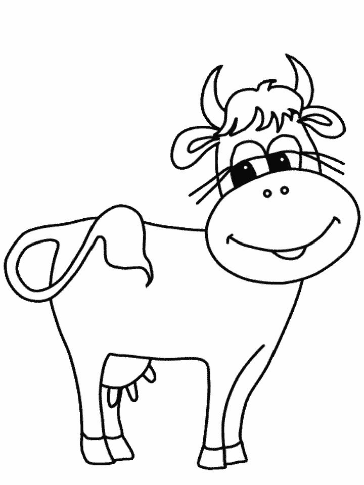 25 Free Cow Coloring Pages for Kids and Adults