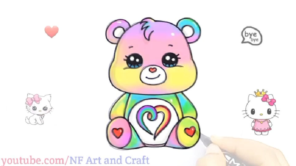 20 Easy Care Bear Drawing Ideas Step By Step Blitsy