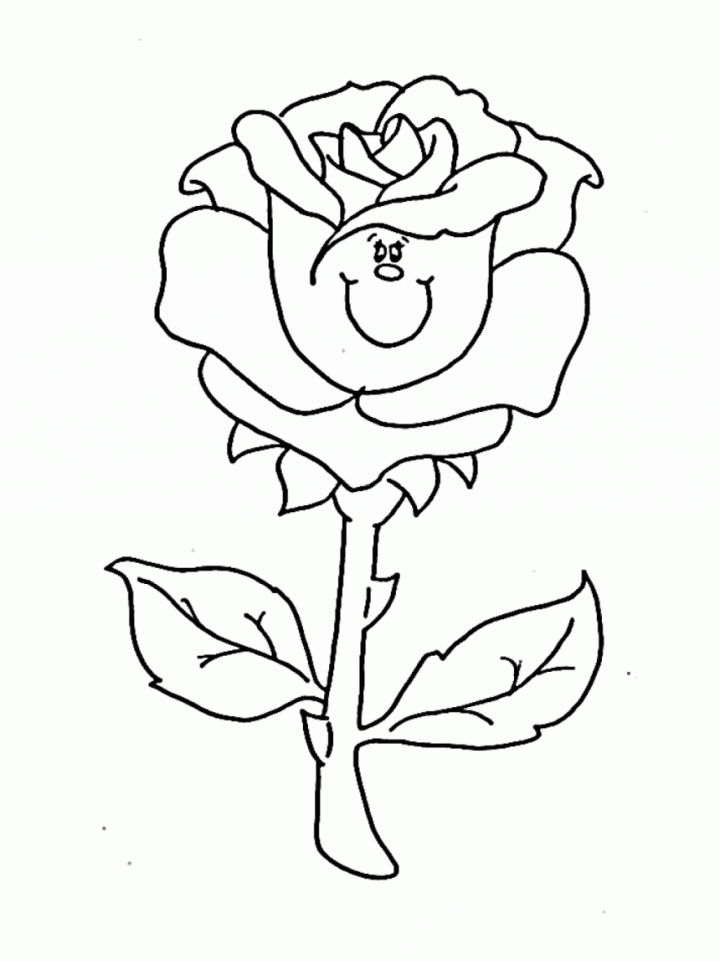 20 Free Rose Coloring Pages for Kids and Adults