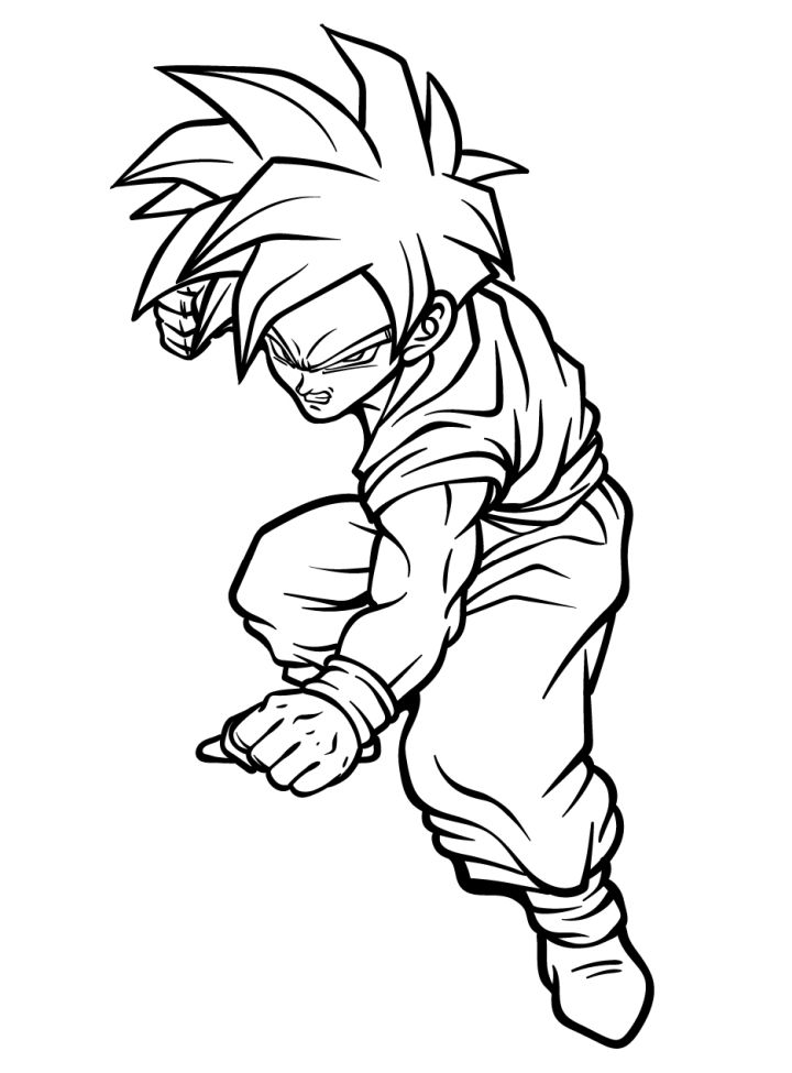 25 Free Dragon Ball Z Coloring Pages for Kids and Adults