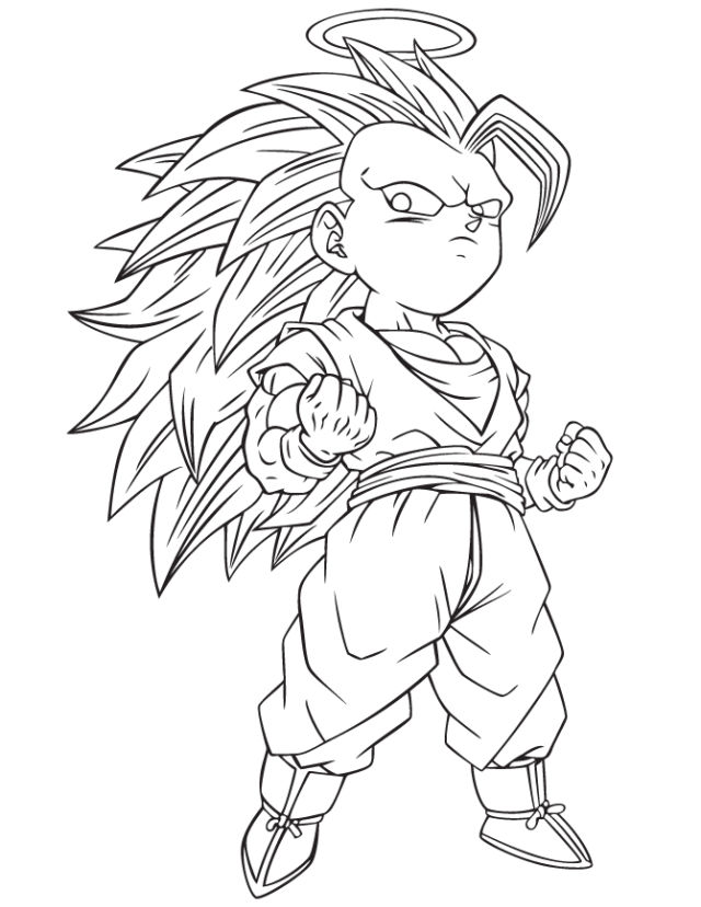 25 Free Dragon Ball Z Coloring Pages for Kids and Adults
