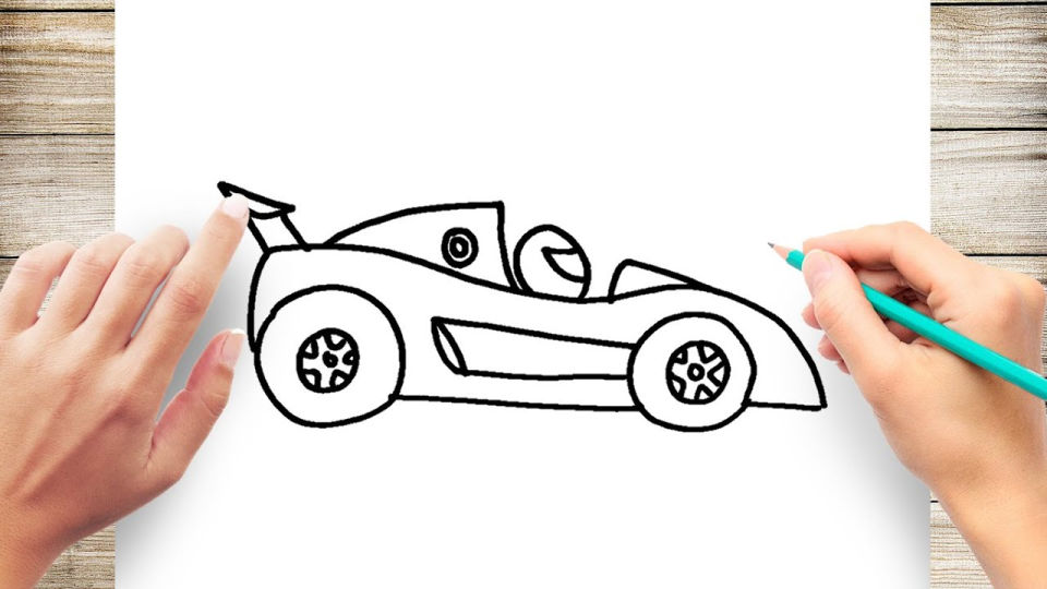 25 Easy Race Car Drawing Ideas Draw a Race Car