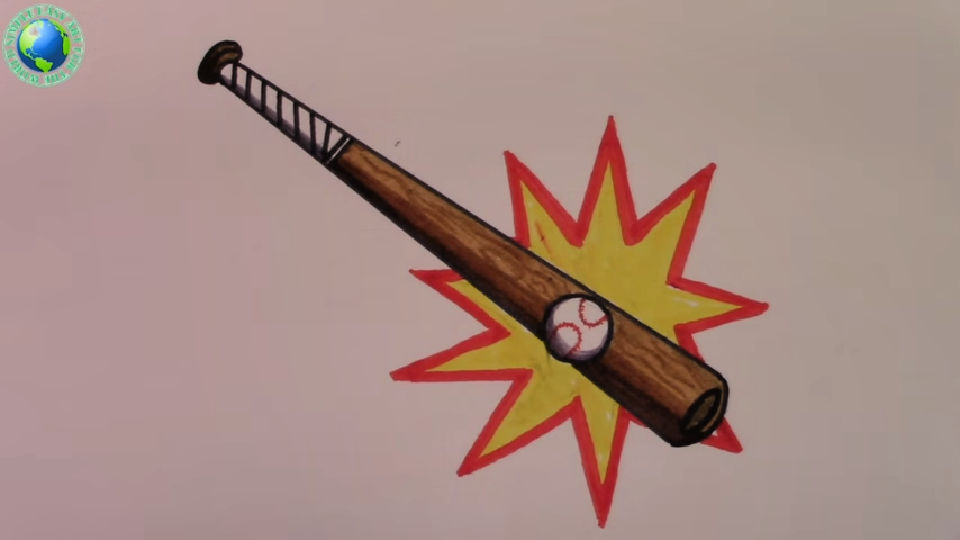 25 Easy Baseball Bat Drawing Ideas How to Draw