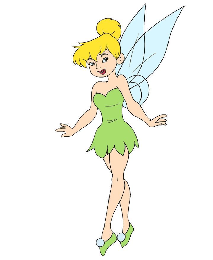 25 Easy Tinkerbell Drawing Ideas - How to Draw Tinkerbell