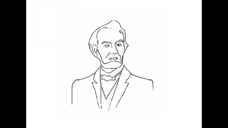 25 Easy Abraham Lincoln Drawing Ideas - How to Draw