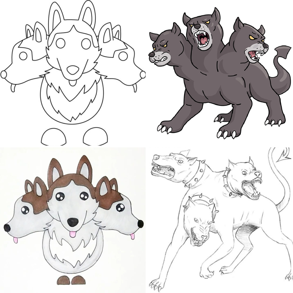 20 Easy Cerberus Drawing Ideas How To Draw Cerberus