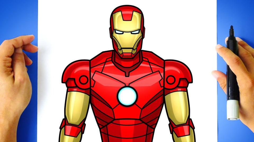 25 Easy Iron Man Drawing Ideas - How to Draw Iron Man