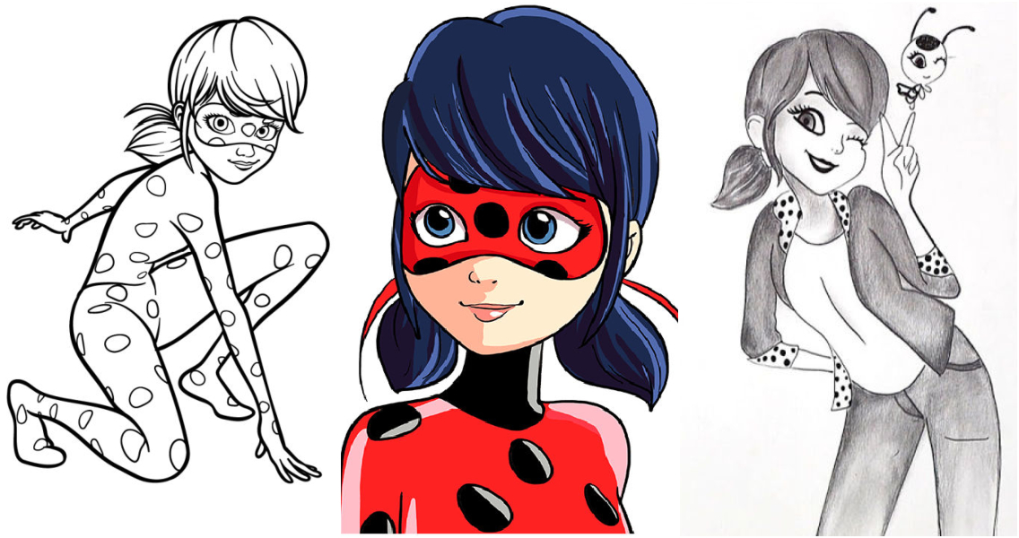 25 Easy Miraculous Ladybug Drawing Ideas - How to Draw