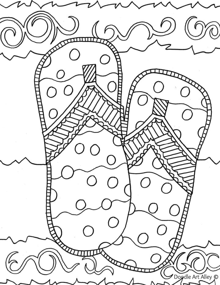 25 Free Summer Coloring Pages for Kids and Adults