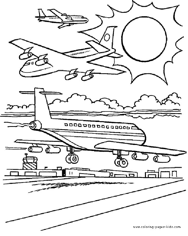 25 Free Airplane Coloring Pages for Kids and Adults