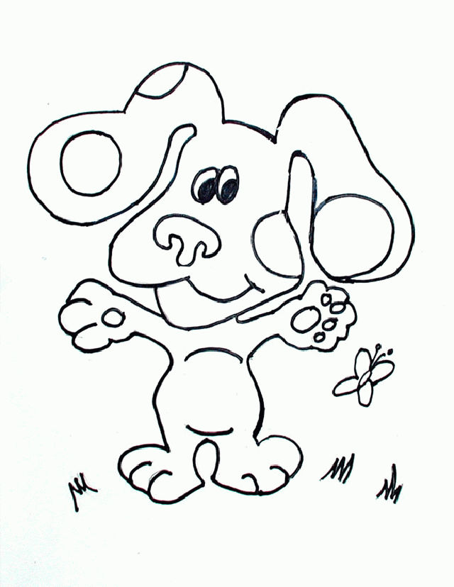 20 Free Blues Clues Coloring Pages for Kids and Adults