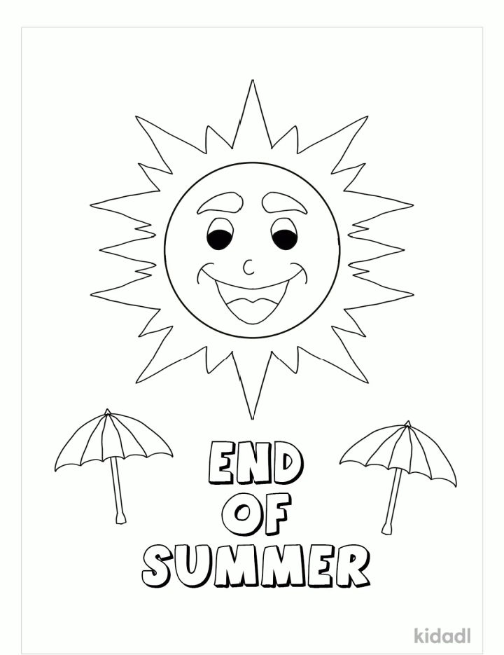 25 Free Summer Coloring Pages for Kids and Adults