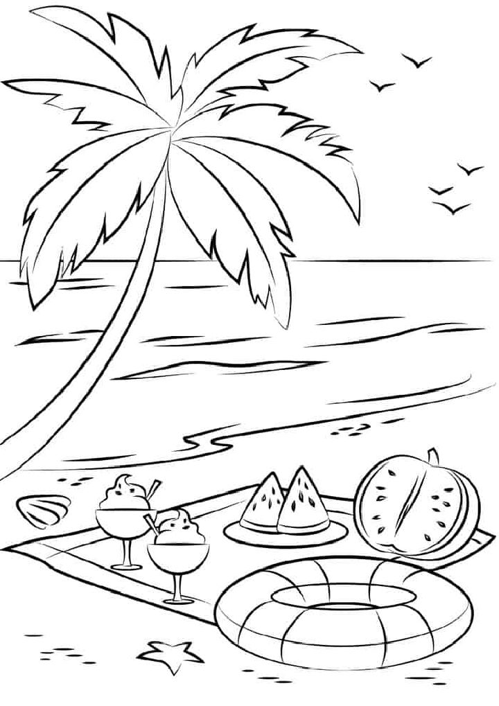 25 Free Summer Coloring Pages for Kids and Adults