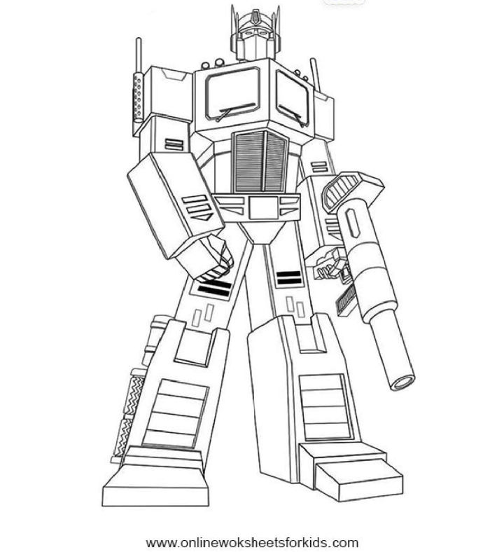 25 Free Transformers Coloring Pages for Kids and Adults