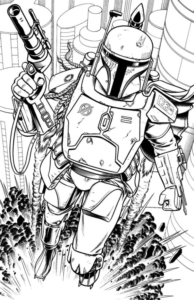 15 Free Mandalorian Coloring Pages for Kids and Adults