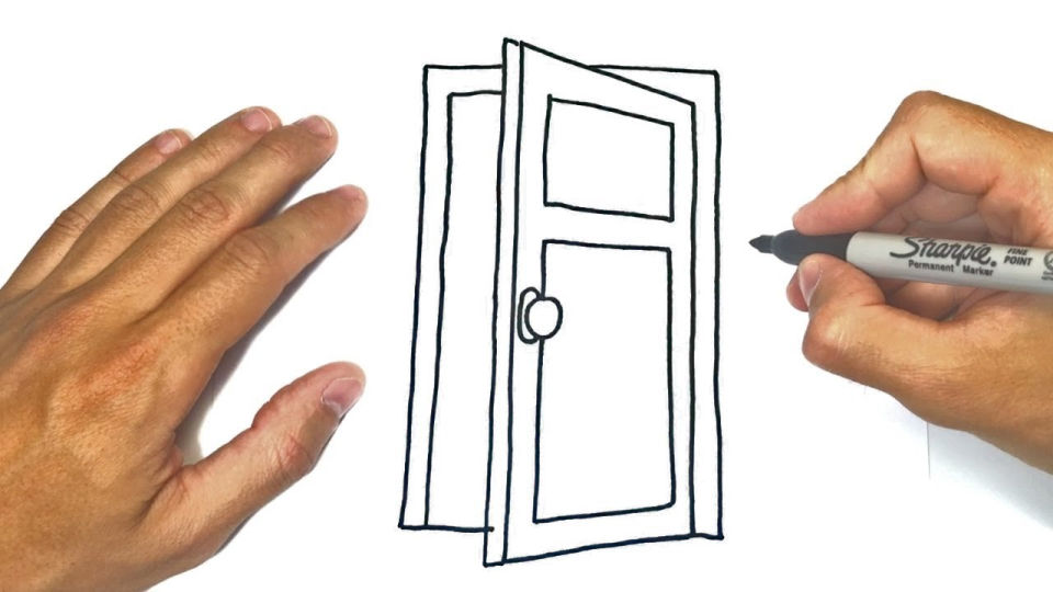 25-easy-door-drawing-ideas-how-to-draw-a-door