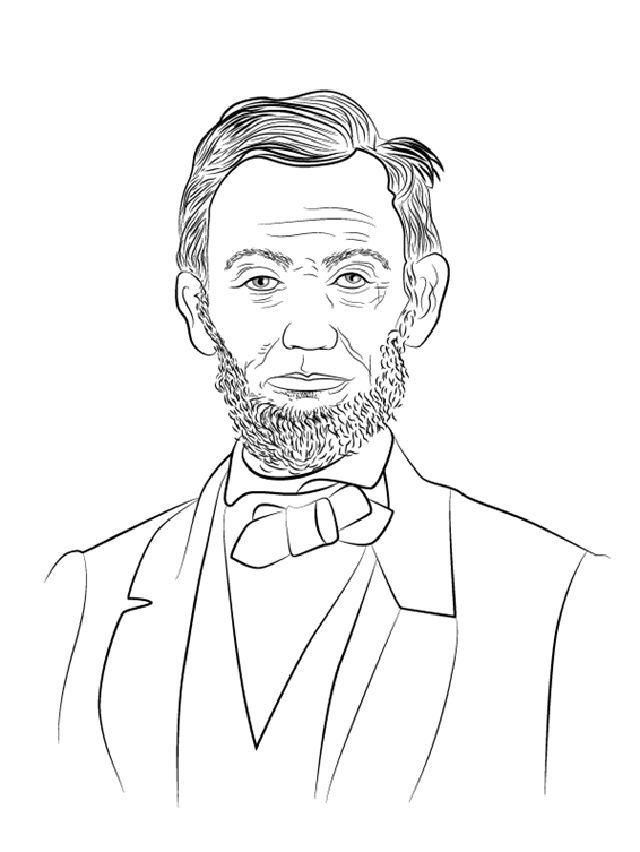 25 Easy Abraham Lincoln Drawing Ideas - How To Draw