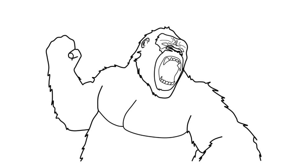 25 Easy King Kong Drawing Ideas How to Draw