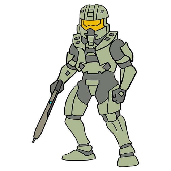 20 Master Chief Drawing Ideas - Draw Master Chief Halo