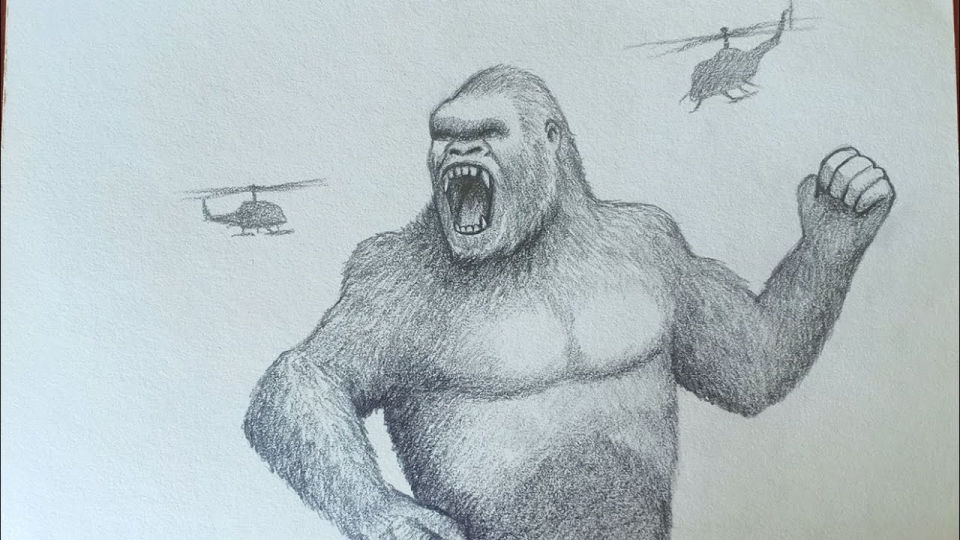 25 Easy King Kong Drawing Ideas How to Draw