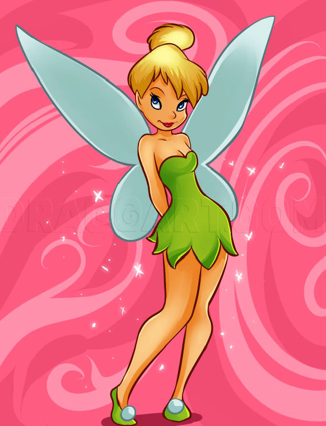 25 Easy Tinkerbell Drawing Ideas How to Draw Tinkerbell