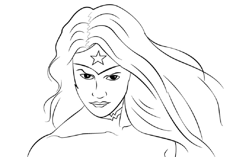 25 Easy Wonder Woman Drawing Ideas - How to Draw