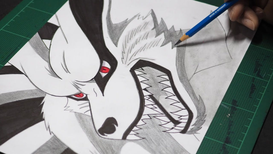 25 Easy Kurama Drawing Ideas - How to Draw Kurama
