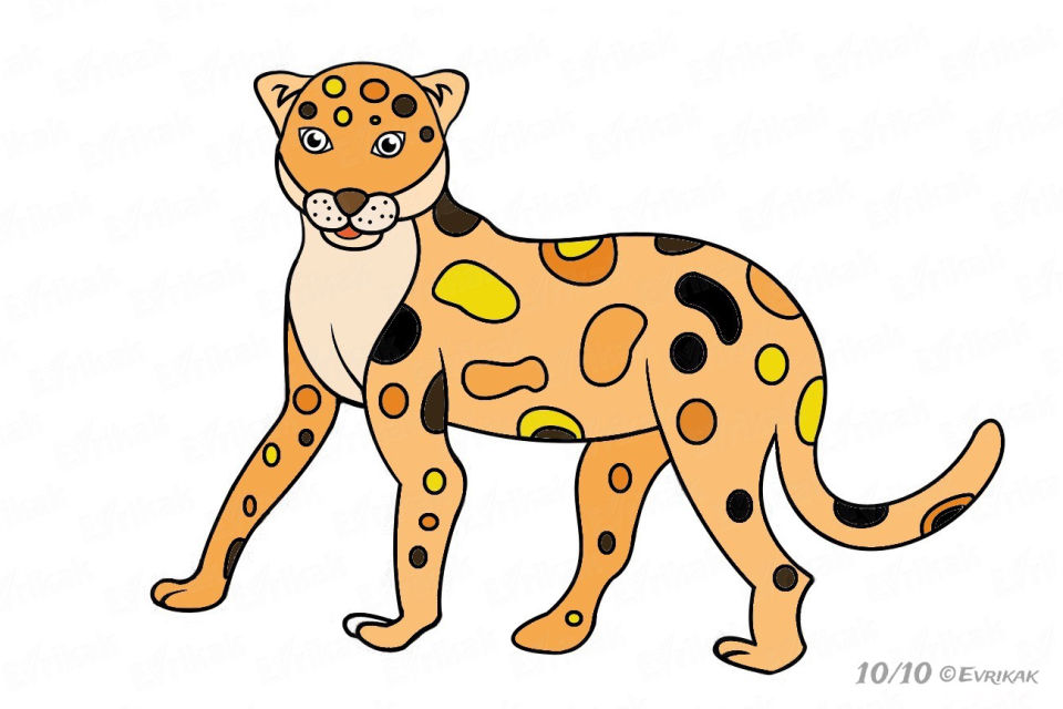 25 Easy Leopard Drawing Ideas - How to Draw