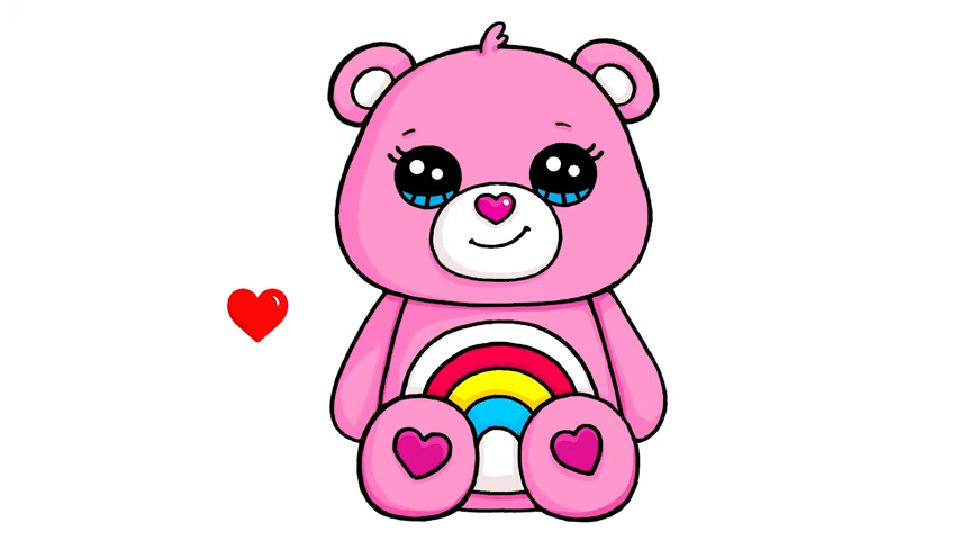 20 Easy Care Bear Drawing Ideas Step By Step Blitsy