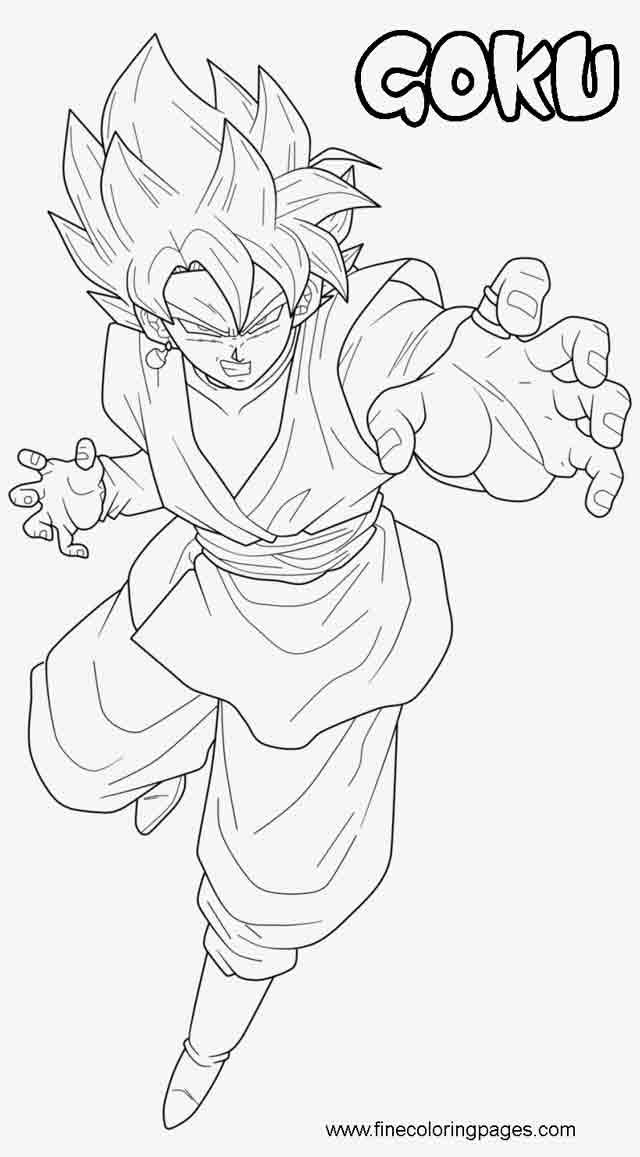 25 Free Goku Coloring Pages for Kids and Adults