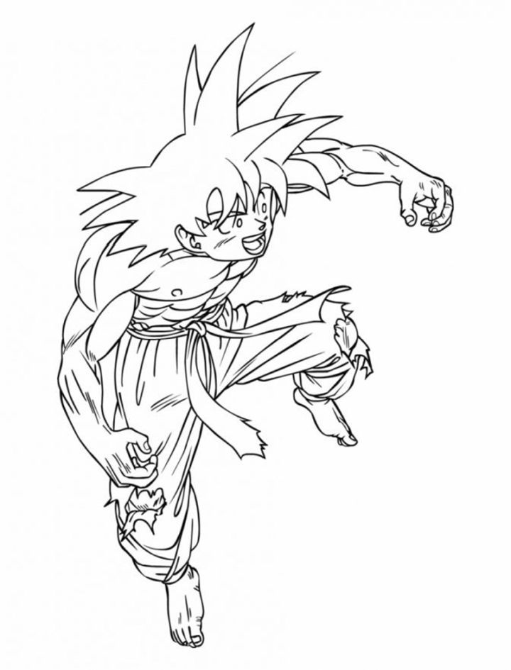 25 Free Goku Coloring Pages for Kids and Adults