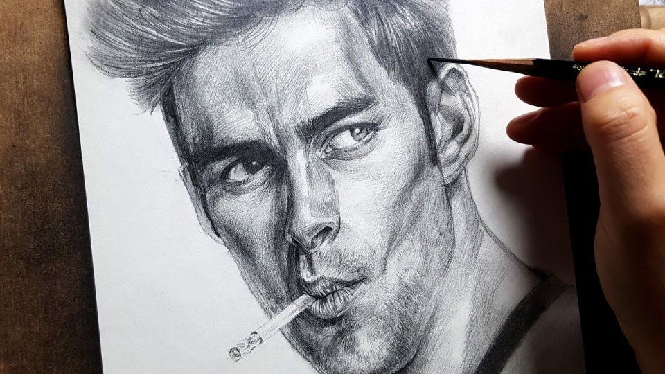 25 Easy Male Face Drawing Ideas - How to Draw